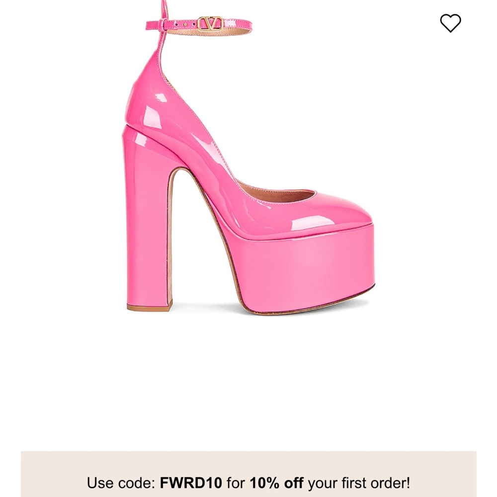 Valentino pink platforms
